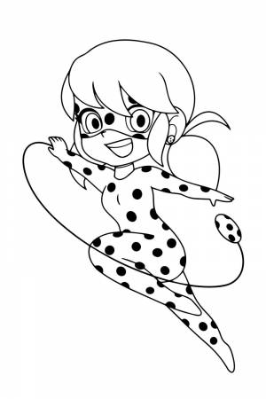 Раскраска Малышка Леди Баг