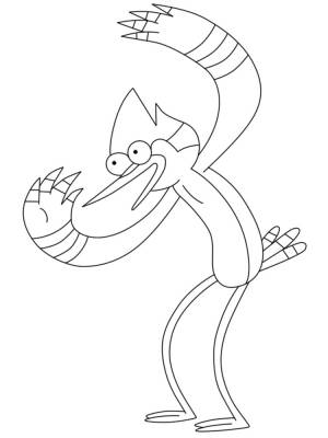 Раскраски для девочек Обычный мультик