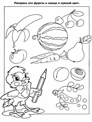 Раскраски для детей 4-5 лет