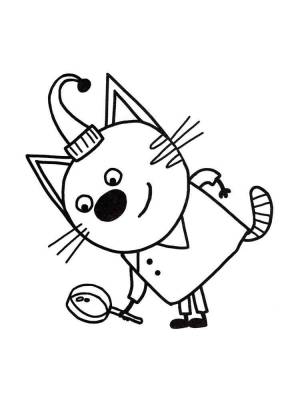 Раскраски Три Кота