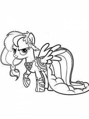 Раскраска My little pony
