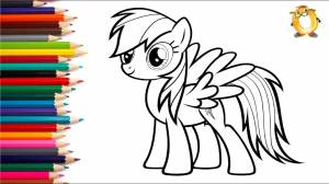 Раскраска для детей МОЙ МАЛЕНЬКИЙ ПОНИ