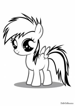 Раскраска Принцесса Пони