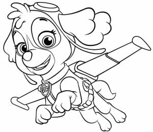 Раскраски Щенячий патруль