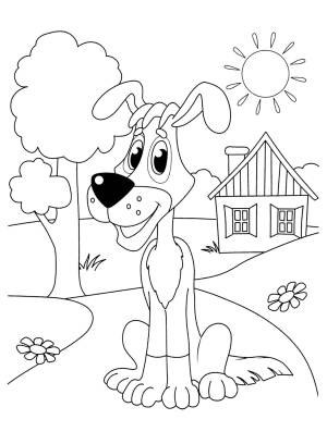 Раскраски мульт, Раскраска Шарик Советские мультфильмы