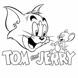 Кот и мышь из мультика