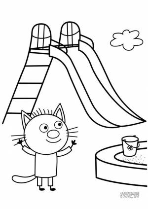 Раскраски Три кота