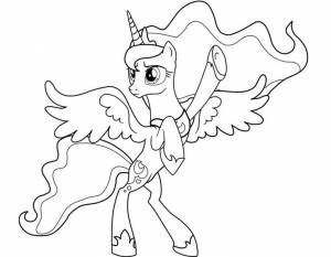 Ponies from Ponyville coloring pages, free printable pictures of Ponyville