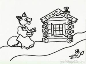 Раскраски к сказке