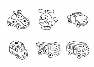 Раскраски машинки
