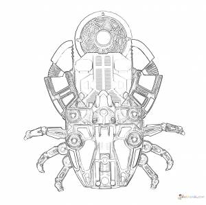 Скритчер раскраска