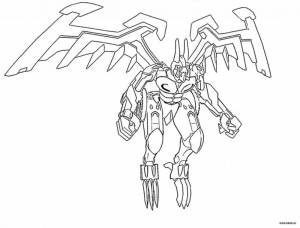 Раскраска Летающий скричер