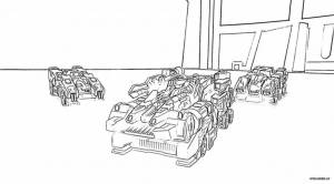 Раскраска Благодаря Роялису, скричеры с большим трудом, но все же побед Хейдса