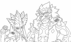 Раскраска дикий скричер