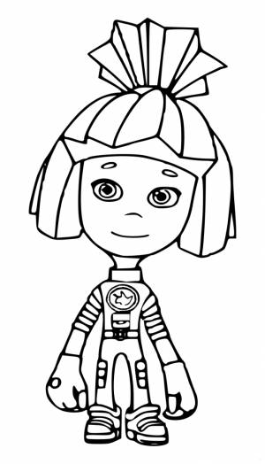 Раскраска Фиксики