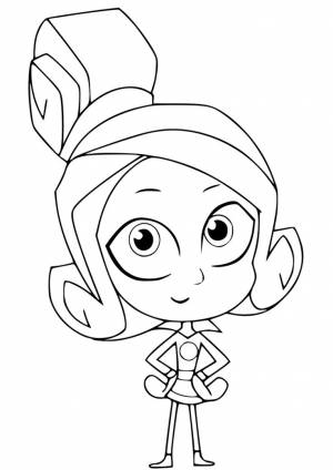 Раскраска Фиксики