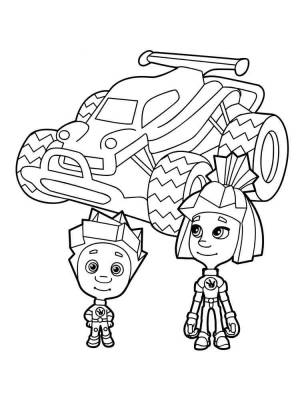 Раскраски Фиксики