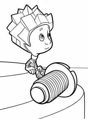 Раскраска фиксики 26