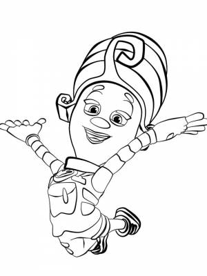 Раскраски Фиксики   в формате