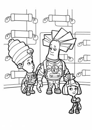 раскраски Фиксиков