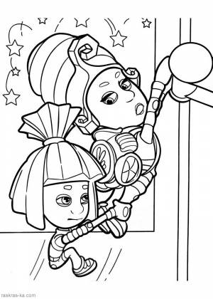 Раскраски Фиксики