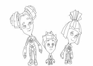 Раскраски Фиксики для скачивания