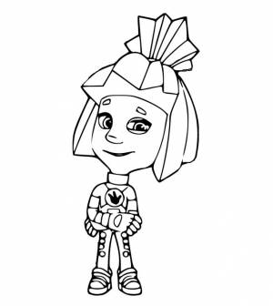 Картинки раскраски фиксики симка и нолик