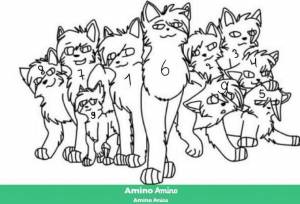 Раскраски коты воители листвичка