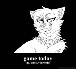 Раскраски коты воители злой