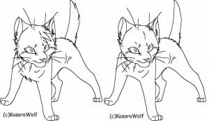 Раскраски коты воители бич