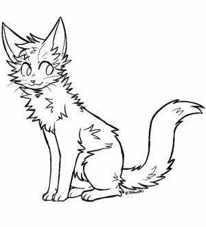 Раскраски коты воители бич