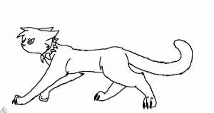 Раскраски Коты воители бич