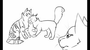 Раскраски коты воители кленовница