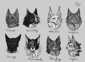 DataLife Engine > Версия для печати > Раскраски коты воители кленовница