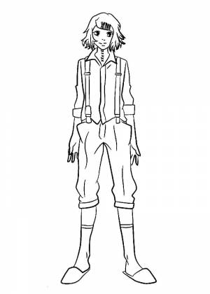 Раскраски Токийский гуль