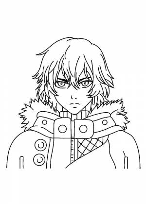 Раскраски Токийский гуль