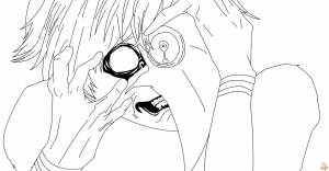 Раскраски Токийский гуль для печати  для детей и взрослых