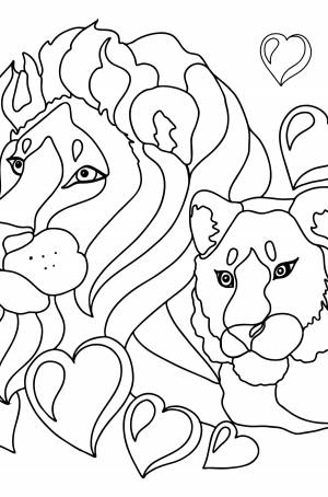 Лев с львёнком