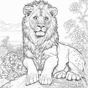 DataLife Engine > Версия для печати > Раскраски лев для взрослых