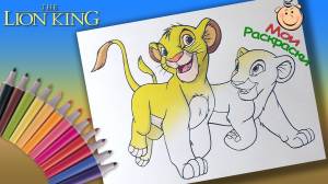 Король Лев Раскраски для детей
