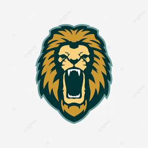 дизайн спортивной электронной символики злого льва талисмана PNG , злой лев, талисман, зверь PNG картинки и пнг рисунок для й загрузки