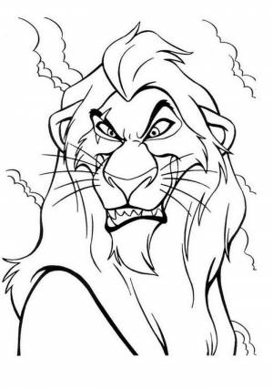 Раскраска Король Лев