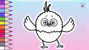 Как нарисовать ЦЫПЛЕНКА ЦЫП-ЦЫП