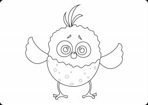 Цыпа раскраска