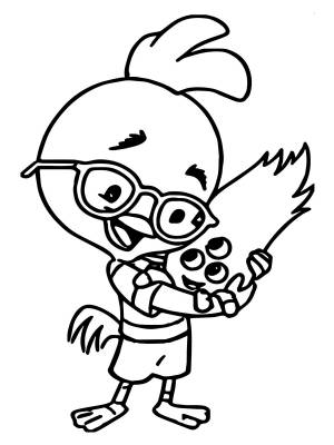 Цыпа раскраска