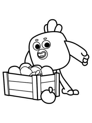 Раскраска Цыпа из Мимимишки 3