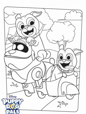 Картинка Дружные мопсы  для мальчиков