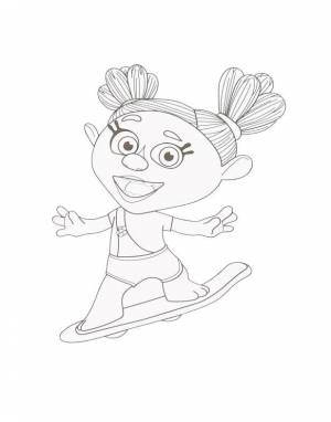 Раскраска Монсики