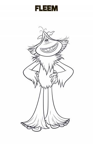 Красивая раскраска Смолфут