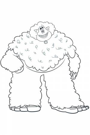 Раскраски Смолфут